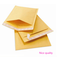 Best Price 50 pcs/lot  strong Self-Adhesive Padded Envelope Shipping Yellow Post Bag Universal 120*178 mm Kraft Bubble Bag 2024 - buy cheap