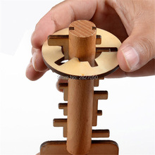 Блоки деревянные разблокированные кнопочные, Классическая Игрушка Kong Ming Lock, Интеллектуальные развивающие блоки, игрушки для детей 2024 - купить недорого