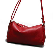 HMILY Women Messenger Bag Genuine Leather Shoulder Woman's Fashion Lady Crossbody Luxury Handbag Women Bags Natural Cowhide 2024 - buy cheap