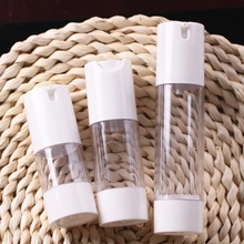 Mini garrafa de loção transparente para vaso sanitário, bomba a vácuo epmty 10 para 15ml, 30ml e 50ml, frasco cosmético 2024 - compre barato