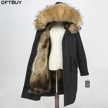 OFTBUY X-long Parka Waterproof Outerwear Winter Jacket Women Natural Raccoon Fur Hood Fox Fur Liner Real Fur Coat Detachable 2024 - buy cheap