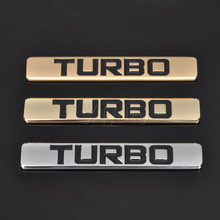 Fashion Metal Car Sticker Auto Emblem Trunk Badge Decal For Turbo BMW Audi Volkswagen Ford Nissan Toyota Honda Mazda Car Styling 2024 - buy cheap