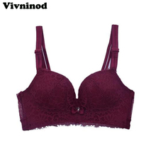 Small Chest Girl Bra Brassiere Wire-free Bra Crop Top Bra For Women Push Up Young Girl Lingerie B C Cup Floral Lace Seamless Bra 2024 - buy cheap