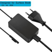 DC 15V 4A 65W Power Supply Adapter for Microsoft Surface Book Laptop Pro 3 Pro 4 Pro 5 2017 Driver with 5V 1A USB Charger US EU