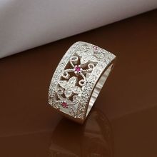 Оптовая кольцо стерлингового серебра 925, 925 серебряные ювелирные изделия, кольцо способа/avfajmma chlakysa R270 2024 - купить недорого