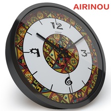 Airinou абстрактные креативные настенные часы в стиле Юго-Восточной Азии 2016 новый дизайн часы 2024 - купить недорого
