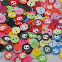 11mm lotes 100pcs botões plásticos fofos artesanato/costura/boneca cores misturadas u seleção pt96 2024 - compre barato