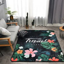 Plant Flower Carpet Bedroom Living Room Sofa Table Children Crawling Rug 2024 - buy cheap