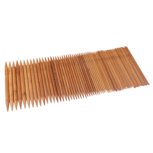 75pcs 15 Sizes Double Pointed Carbonized Bamboo Knitting Needles Crochet Set 2024 - buy cheap