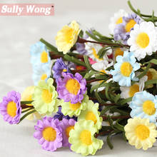 Sully Wong Artificial Flowers fake flower Daisy bouquets Home decoration accessory wedding decoration diy Flores bouquet 2024 - buy cheap