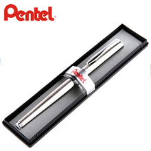 1pcs 2019 Pentel Metal Gel Pen 0.7 Mm K600 Heavy Hand Low Center of Gravity Signature Pen Metal Texture Non-slip Pen Grip Design 2024 - buy cheap