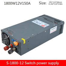 S-1800-12v150a switching power supply 1800W constant voltage constant current high power power supply 0-12V adjustable power sup 2024 - buy cheap