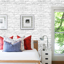 10M Vintage White Brick Wallpaper Removable PVC Wall Stickers Home Decor Living Room Bedroom Decoration Self-Adhesive Waterproof 2024 - buy cheap