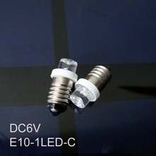 Lámpara led E10 6,3 V de gran calidad, luz indicadora de led E10 6v, bombilla led para coche E10, lámparas piloto led E10 6.3Vdc, Envío Gratis 20 unids/lote 2024 - compra barato