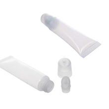 10 recipientes de bálsamo labial 5ml vazios tubos recarregáveis plástico limpar ferramentas de maquiagem de garrafa cosmética 2024 - compre barato