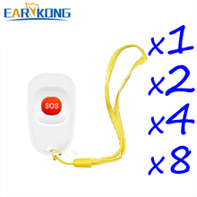 EARYKONG 433MHz Wireless SOS Button Emergency Panic Button Designed For Old man or Children Compatible With Home Burglar Alarm 2024 - купить недорого