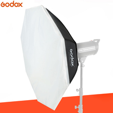 Godox Softbox Octagon Softbox BW140cm com Liga de Alumínio Anel Adaptador para Montar Bowens 2024 - compre barato