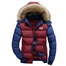 Jaqueta masculina daiwa de algodão, casaco esportivo resistente e quente de pesca para acampamento e uso ao ar livre 2024 - compre barato