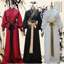 Hanfu-traje nacional chino para hombre, ropa tradicional de rendimiento, ropa antigua, traje de Festival de escenario folclórico, DC1145 2024 - compra barato