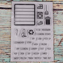 House work signs Transparent clear stamp for DIY Scrapbooking/Card Making/Kids Christmas Fun Decoration Supplies 2024 - buy cheap