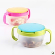 2015New Hot Infants Kid 360 Rotate Spill-Proof Bowl Dishes Tableware Baby Snack Bowl Food Container Feeding Children Assist Food 2024 - buy cheap