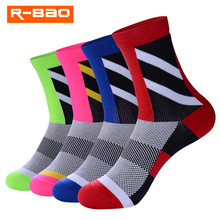 Calcetines deportivos de compresión para hombre y mujer, medias profesionales para ciclismo de montaña o de carretera, color verde, 2019 2024 - compra barato