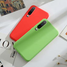 Funda para Huawei P30 Pro, funda de silicona líquida Original de lujo, forro de tela de microfibra de goma, cojín, funda de teléfono para P30 Lite 2024 - compra barato