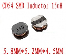 1000 SMD indutores de potência pçs/lote CD54 Chip indutor 15uh 5.8*5*4.5mm 2024 - compre barato