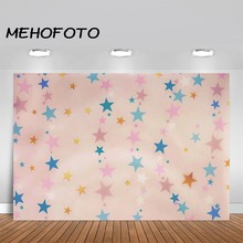 Newborn Photography Backdrop Colorful Little Star Kid Baby Birthday Party Banner Background for Photo Studio Photobooth 2024 - buy cheap