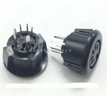 100pcs  DS-5-07A Black 5Pins Circular S Terminal Female Socket Connector 5P DIN Connectors 2024 - buy cheap