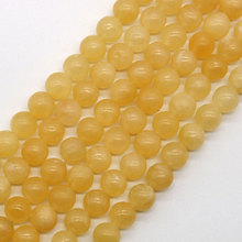 4-12mm Natural Round Yellow Lemon Stone Beads For Jewelry Making Beads Bracelets For Women 15'' Needlework DIY Beads Trinket 2024 - buy cheap