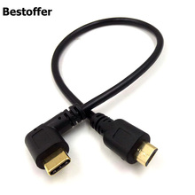 USB C to Micro USB Cable Gold plated 90 Degree USB Type C to Micro USB 2.0 Cord  for Macbook Pro & Android Devices 25cm(10inch) 2024 - buy cheap