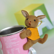 Товары высокого качества милый кенгуру 12 см плюшевые игрушки кукла кенгуру Рождественский подарок d979 2024 - купить недорого