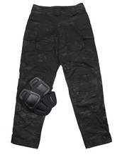 Черные Тактические Брюки Мультикам EMERSON CP Gen3 с подушкой, набор для страйкбола, военные штаны для охоты 2024 - купить недорого