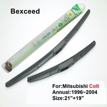 Hybrid Wiper Blade for Mitsubishi Colt 21"+19" Bexceed of Car Windshield 1996 1997 1998 1999 2000 2004 2024 - buy cheap