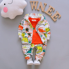 Children Boys Clothes Sets for Girl Baby Suit High Quality Cartoon Spring Autumn Coat+T shirt +Pants Set Kids Clothing Set 1-4Y 2024 - buy cheap
