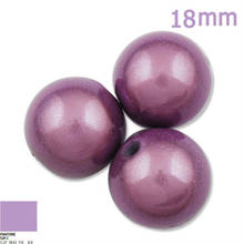 2013-2014 Colors Trend  Top Quality 18mm Round Miracle Beads,Mauve,Sold per pkg of 170PCS 2024 - buy cheap