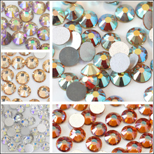 Diamantes de imitación SS3 a SS30, 7 colores, sin adhesivo, para decoración de uñas artísticas, B0960 2024 - compra barato