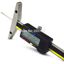 Medidor de profundidad Digital de 0-50mm con varilla delgada, medidor de profundidad electrónico de la banda de rodadura del neumático, medidores de profundidad digitales con barra delgada 2024 - compra barato