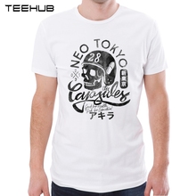 TEEHUB классическая мужская футболка с капсулами, хипстерские Топы с коротким рукавом, мужские футболки с черным принтом 2024 - купить недорого