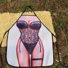 Sexy Novelty Apron Naked Woman Men Kitchen Cooking BBQ Party Bar Funny Aprons 2024 - buy cheap