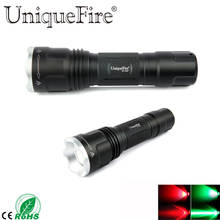 New UniqueFire 3 Mode Small UF-1507 XRE Green / Red Light LED 20mm Convex Lens  Zoomable Flashlight Lamp Torch For Hunting 2024 - buy cheap