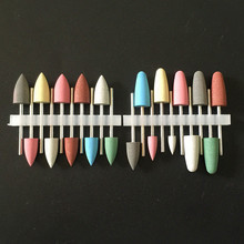 Materiais dentais silicone borracha de polimento moagem 20 peças 2024 - compre barato