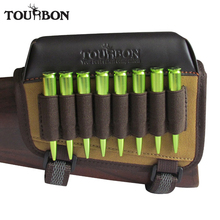 Tourbon Tactical Hunting Gun Accessories Rifle Cheek Rest Riser Stock Cartridges Holder Canvas for Left Hand Shooting 2024 - buy cheap