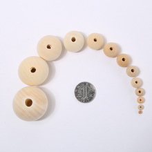 Missxiang New DIY 4-50mm Cheap Fashion Hot Beads Natural Round Loose Wood Beads for Jewelry Making Bracelet Necklace Accessories 2024 - buy cheap