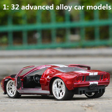 1: 32 продвинутые модели автомобилей из сплава, высокая имитация GT40 моделей спортивных автомобилей, металлические диекасты, игрушечные автом... 2024 - купить недорого