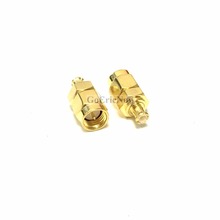 1 pcs  RF Coax Goldplated 50ohm SMA Male to MCX Male Connector Adapter Plug 2024 - buy cheap