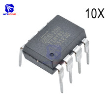 Diymore-Chips de 10 Uds/lote CI ATTINY85-20PU ATTINY85 MCU 8BIT ATTINY 20MHZ 8 Pin DIP-8 ATTINY85, microcontrolador de circuito integrado 2024 - compra barato