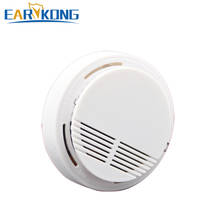 Earykong independent smoke detector Sensor Fire alarm for Kitchen/Restaurant/Hotel/Cafe 85db Voice Alert 2024 - buy cheap