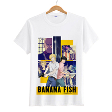 Anime Banana Fish Women Men Cartoon T Shirts Short Sleeves Men's Tops Casual T Shirts Short Tees 2024 - buy cheap